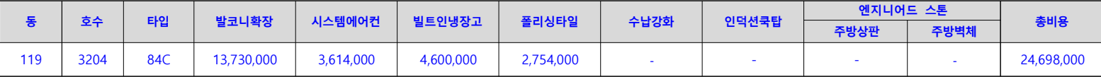 더샵-송도마리나베이-추가품목