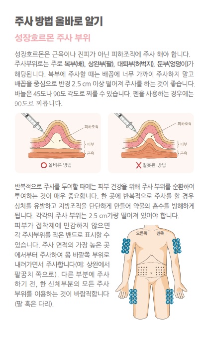 성장호르몬 주사 방법