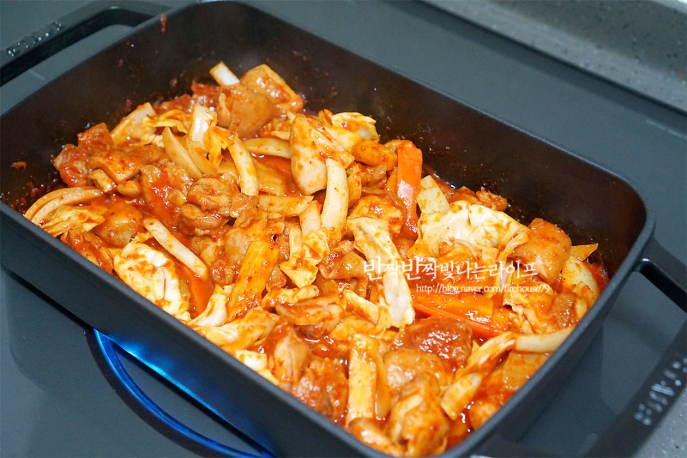 닭갈비 볶음밥 만들기 닭갈비 레시피 치즈 닭갈비 11