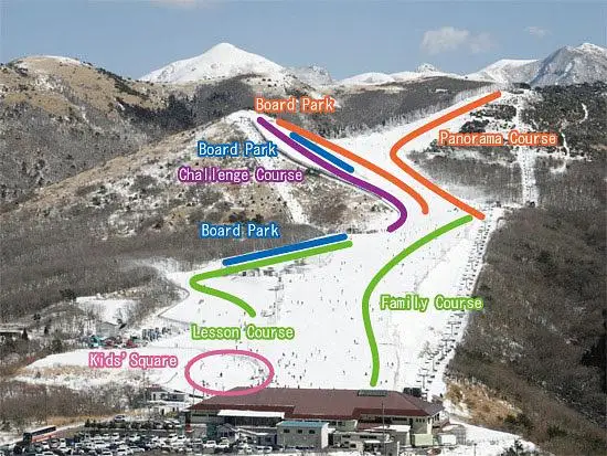 쿠쥬 포레스트 파크 스키장 (九重森林公園スキー場)