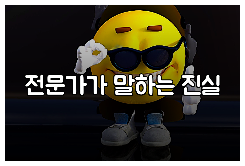 전문가가 말하는 진실
