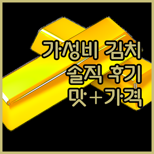 가성비 끝판왕 시원한 고향 배추김치 