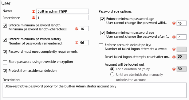  [Windows] Active Directory 관리센터 암호정책 그룹 적용/변경하기