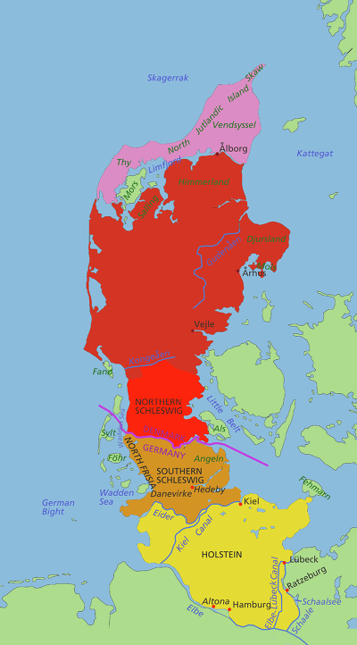 덴마크 위기 지도