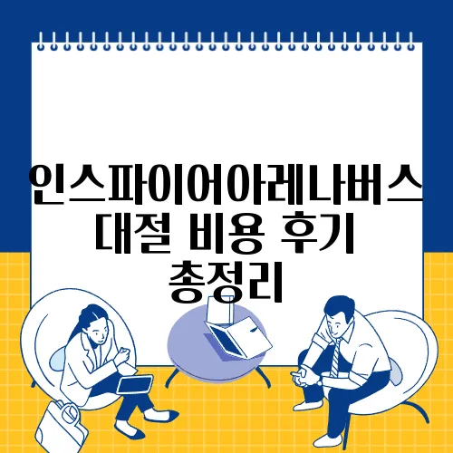 인스파이어아레나버스대절 비용 후기 총정리