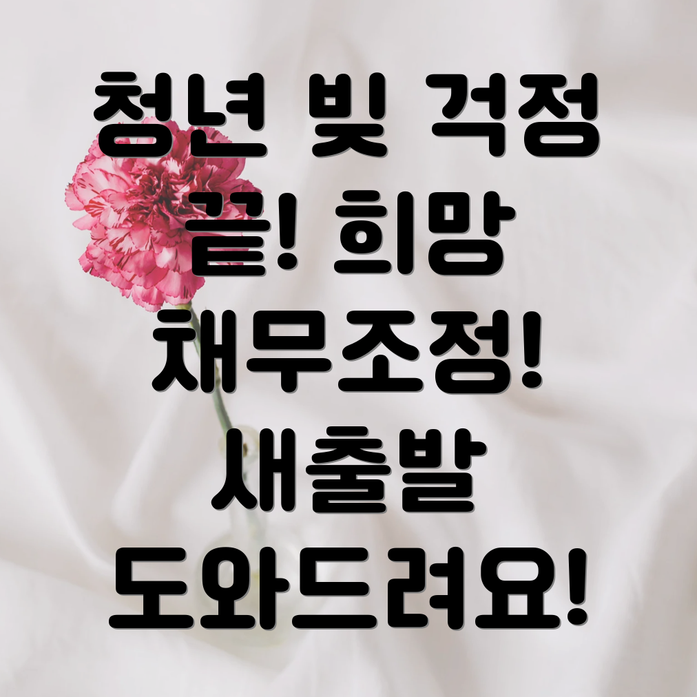 청년 특례 채무조정