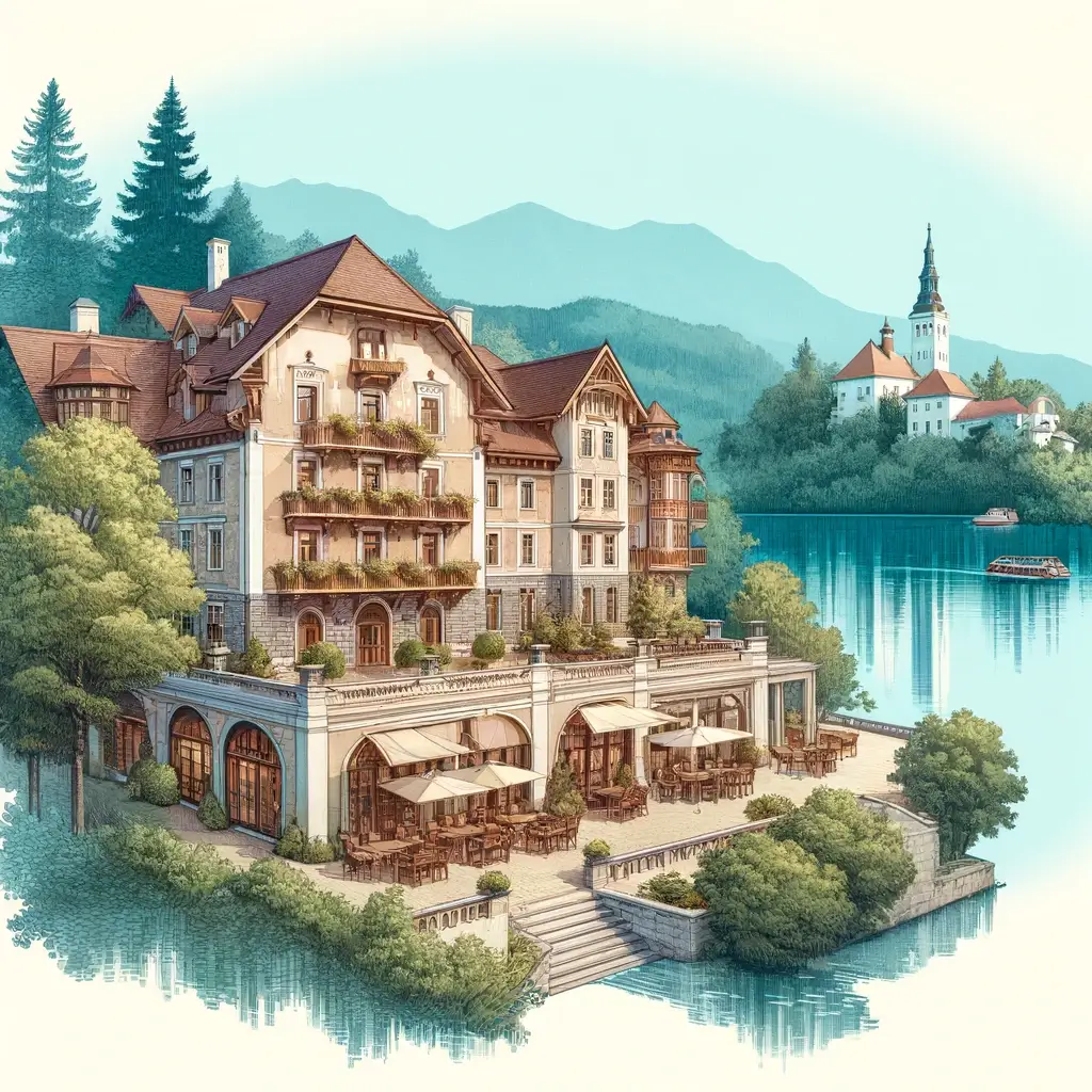동유럽 발칸 패키지여행 계획짜기 팁 - 4. 동유럽 발칸 패키지 숙소 정보 - 4.2 슬로베니아 (Slovenia) - ① 블레드 (Bled) 동유럽 발칸 패키지