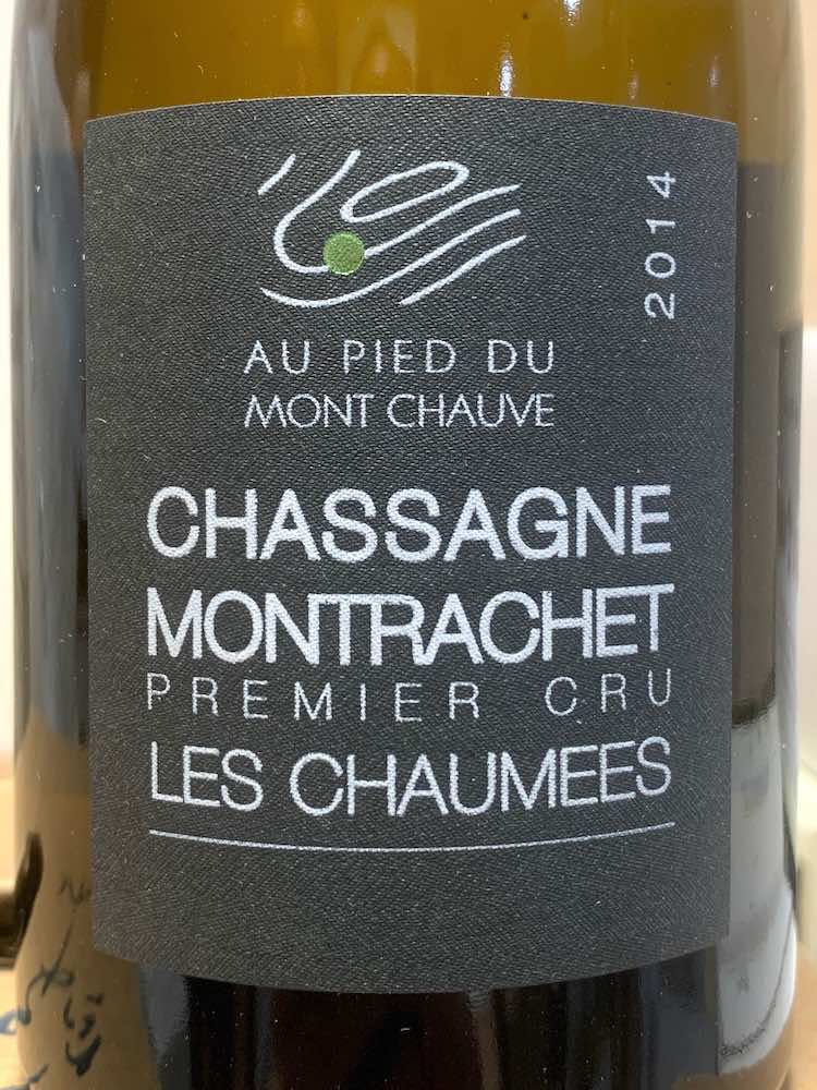 Domaine Au Pied du Mont Chauve Chassagne Montrachet 1er Cru Les Chaumees 2014