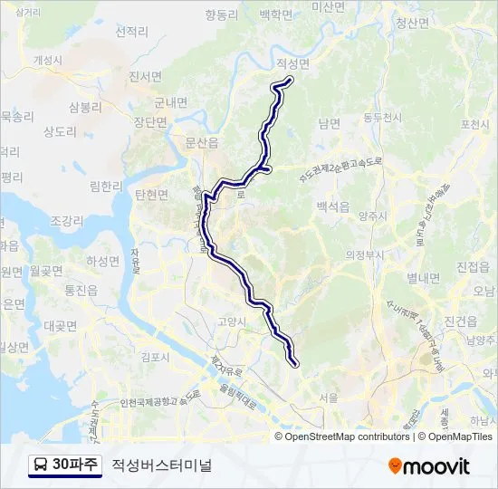 파주 문산 시외버스터미널 금촌 고속버스 시간표 예매 요금_1