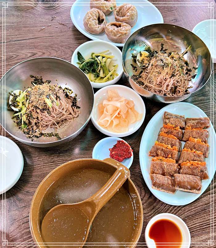  생생정보 메밀 막국수, 수육 속초, 고성, 송지호 해수욕장 맛집 6월 13일 택시맛객들의 수다 돼지고기 수육, 메밀전병 위치