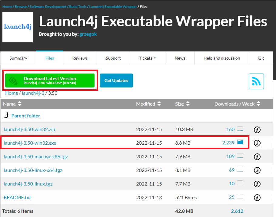 Launch4j-자동마우스실행파일만들기2