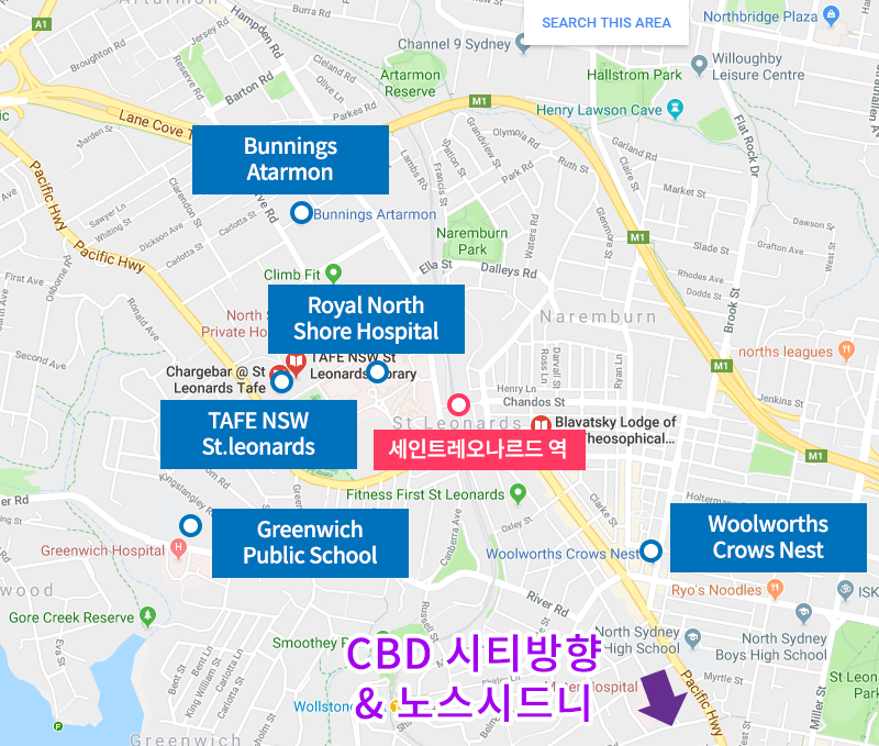 St.leonards(세인트 레오나르드)의 주요시설