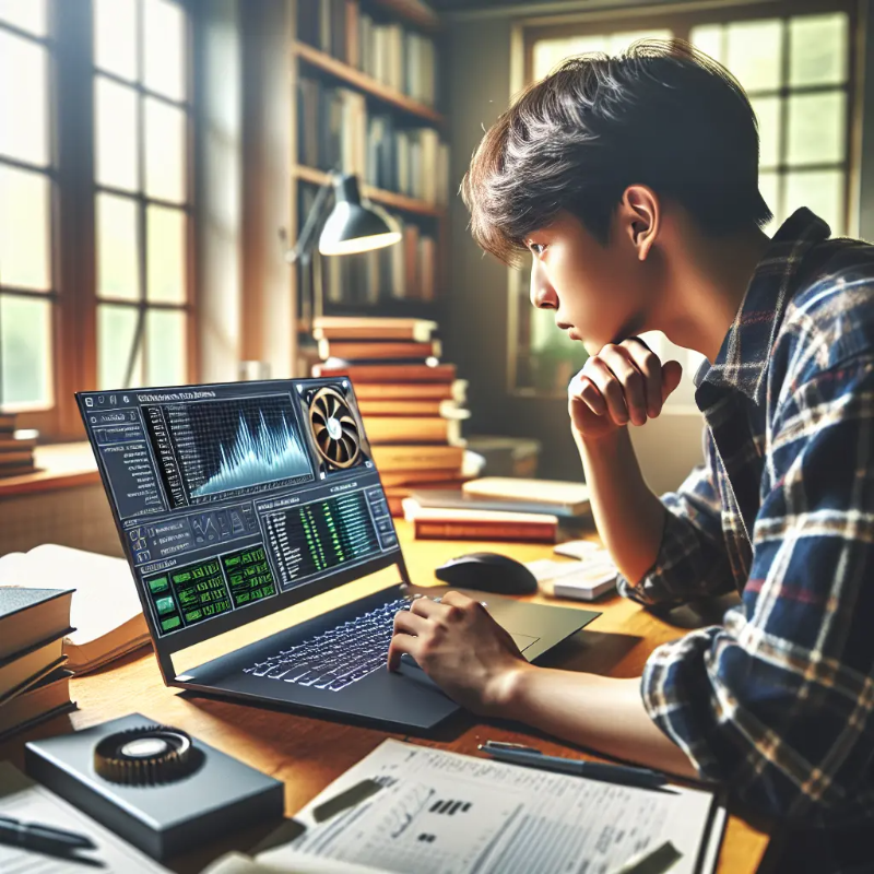 윈도우에서 그래픽 카드 사양 쉽게 확인하는 대학생