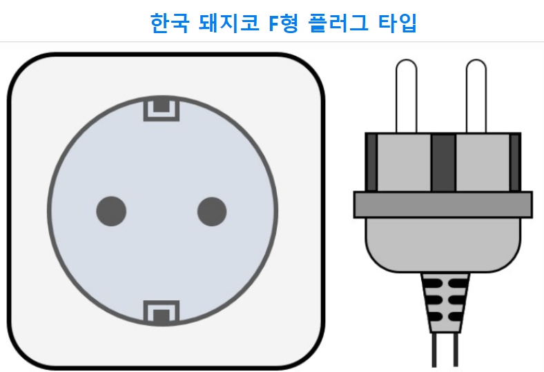 한국 돼지코 플러그 타입