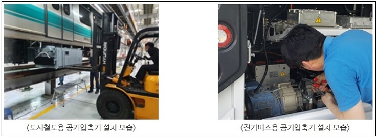  ‘철도차량용 스크롤 공기압축기' 상용화 기술 이전 [철도기술연구원]