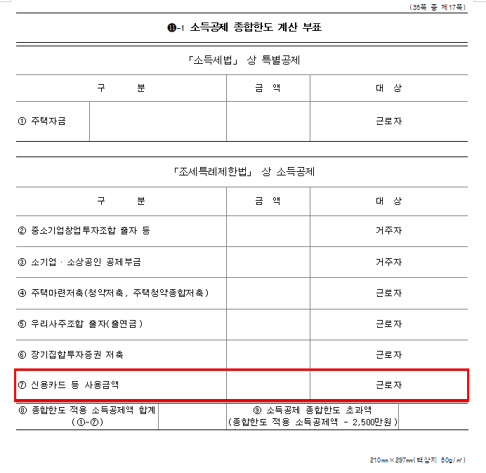  [연말정산 2탄] 현금영수증을 야무지게 챙기자 (신용카드 등 사용금액 공제)