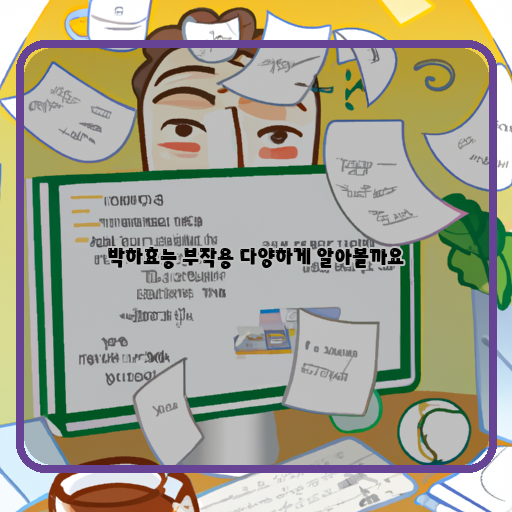 부작용-찾아보기-박하효능