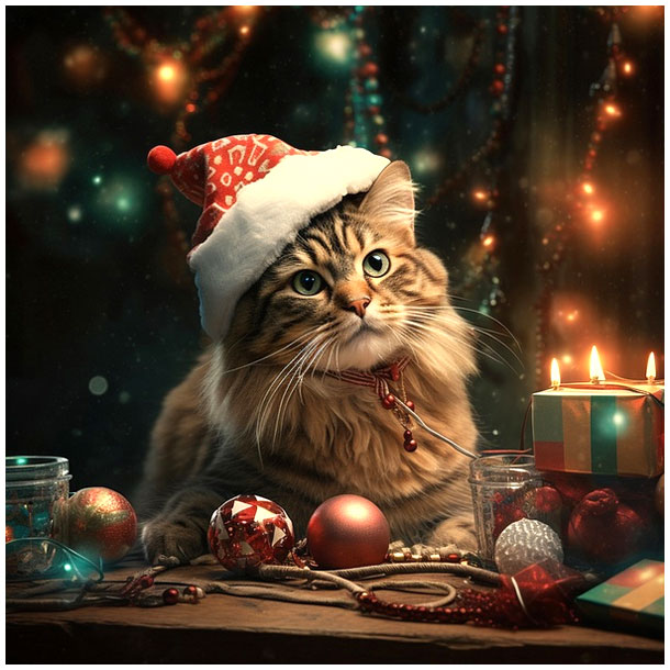 고양이-크리스마스-AI-이미지-11