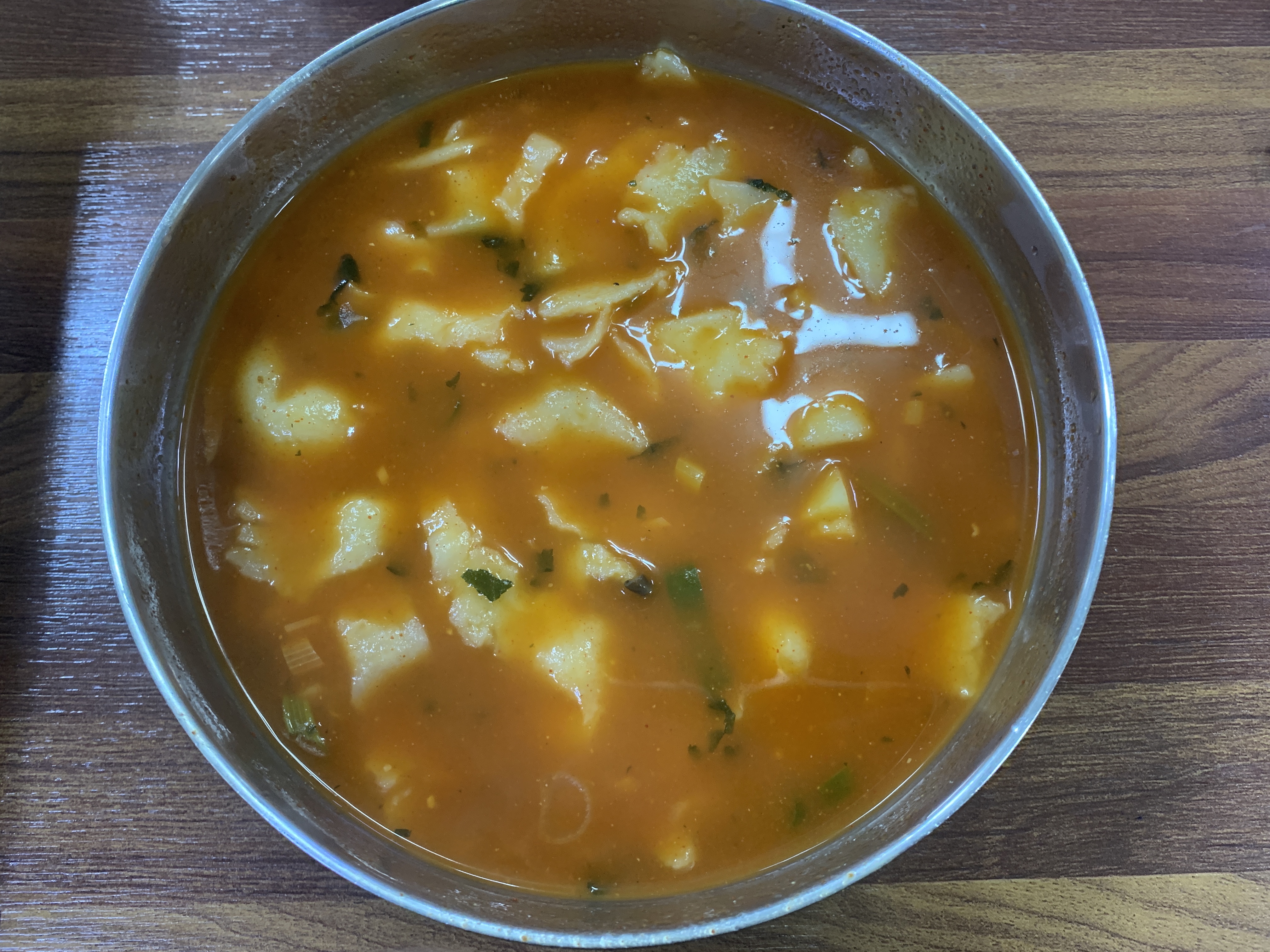  뽕숭아학당 장민호가 다녀간 울산 맛집, 삼산동 <매운수제비>