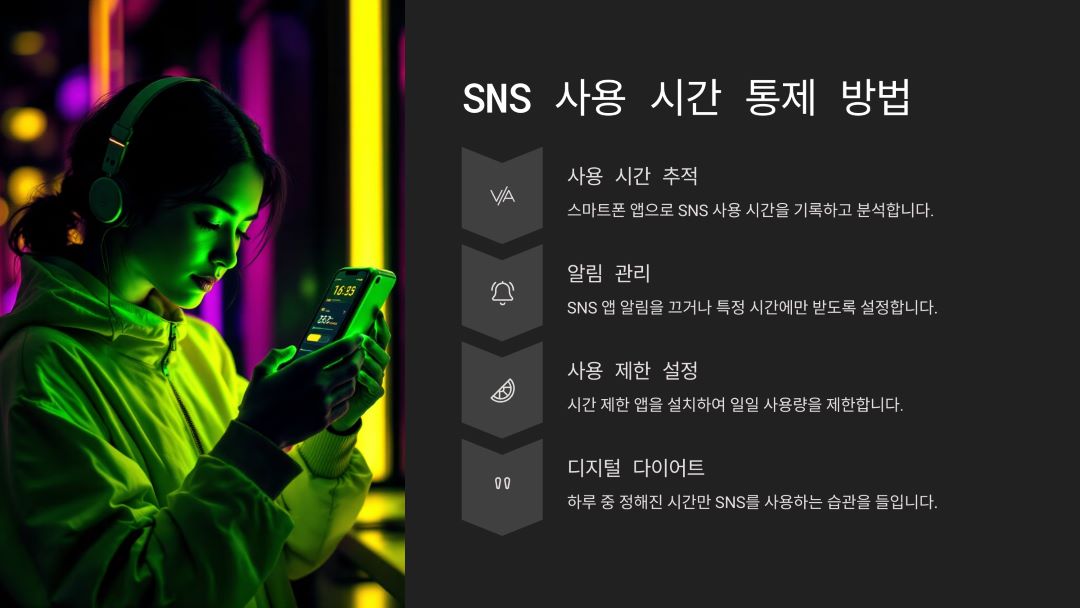 SNS 사용 시간 통제 방법