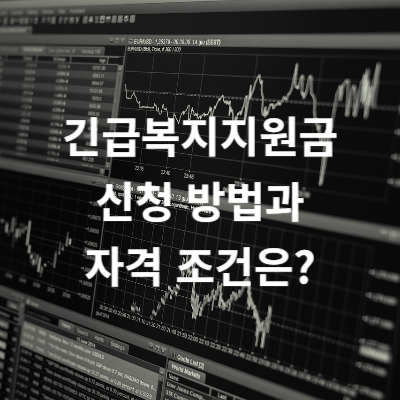 긴급복지지원금 신청 방법과 자격 조건은?