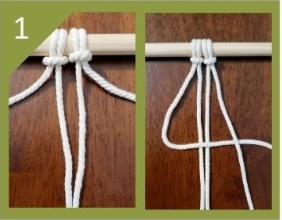 마크라메 기본매듭