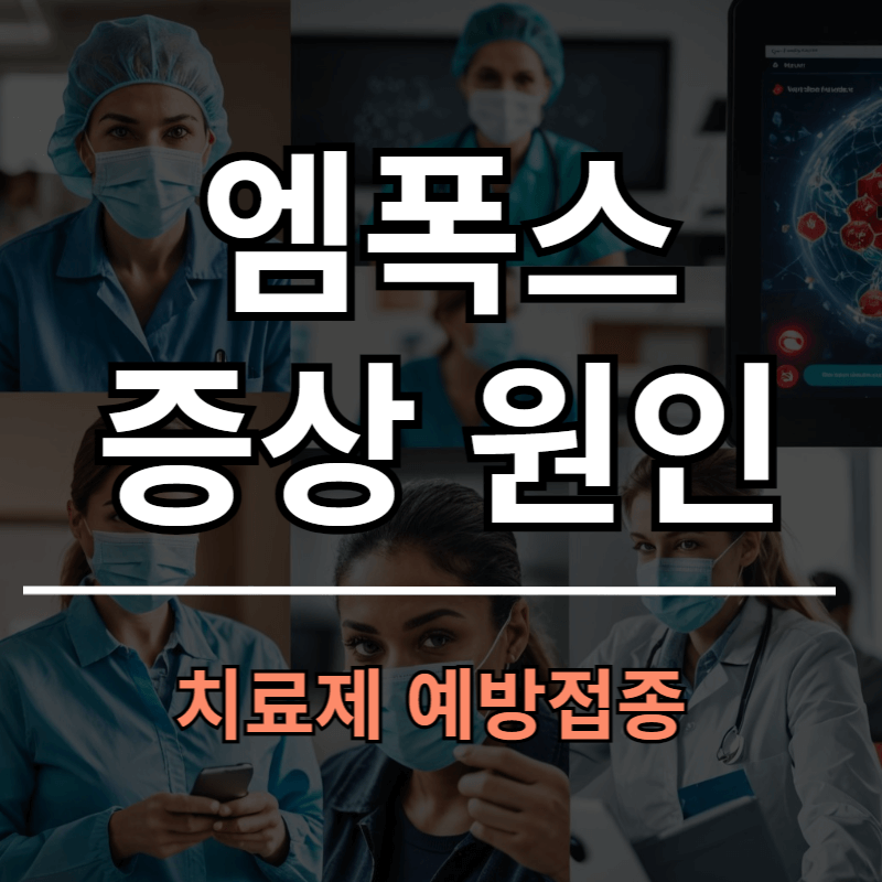 엠폭스 증상 원인 치료제 예방접종 정보