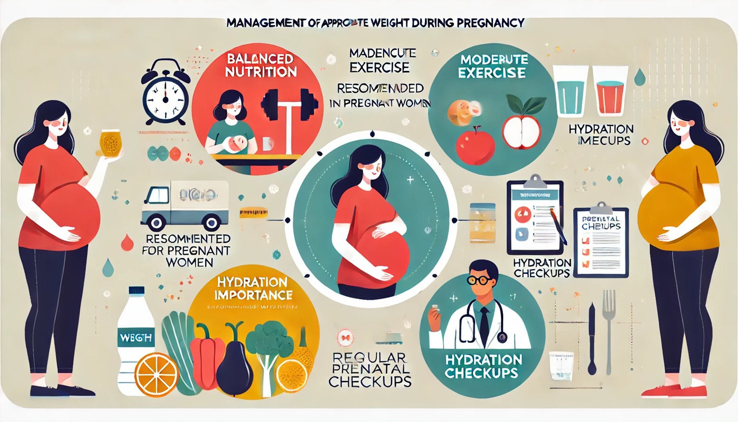 임신과 비만: 임신 중 적정 체중 관리 방법