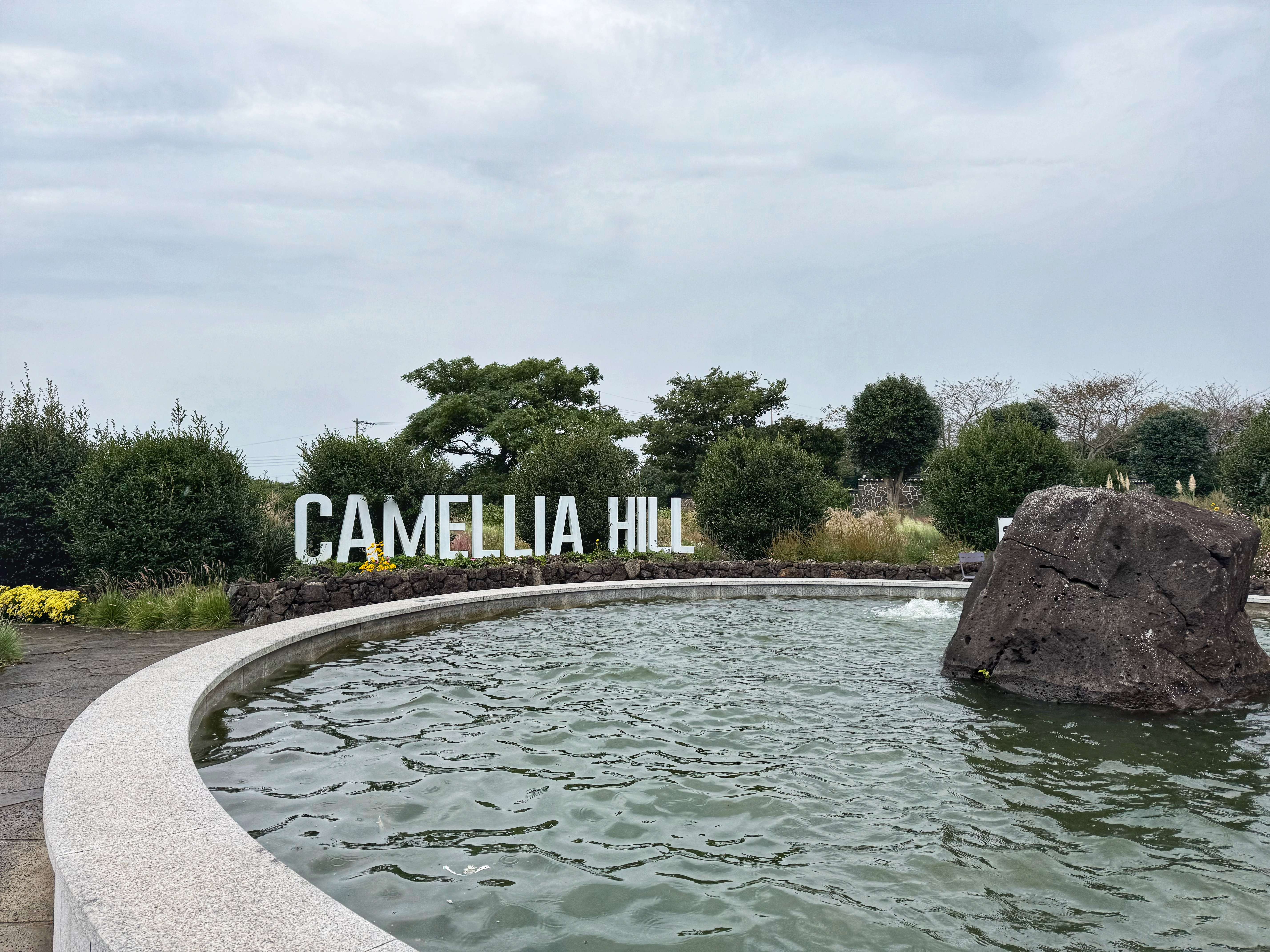 제주 카멜리아힐 수목원 10월 풍경