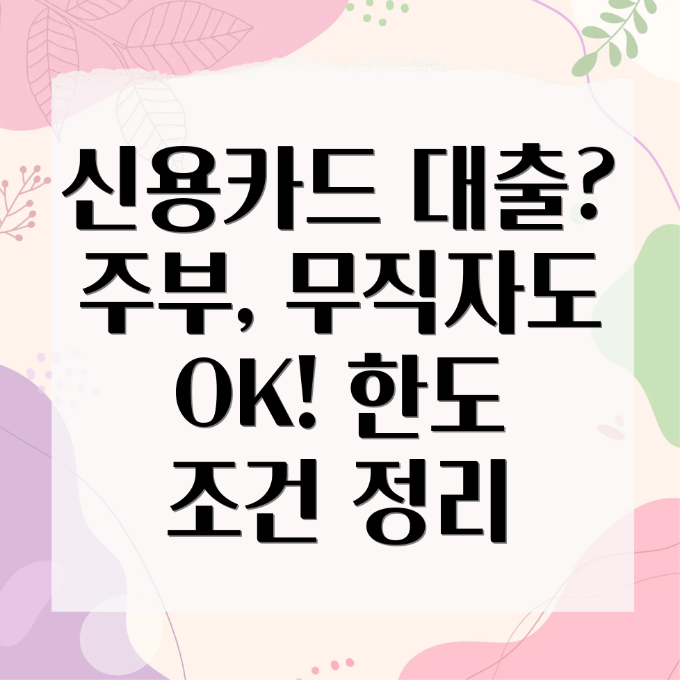 신용카드 대출