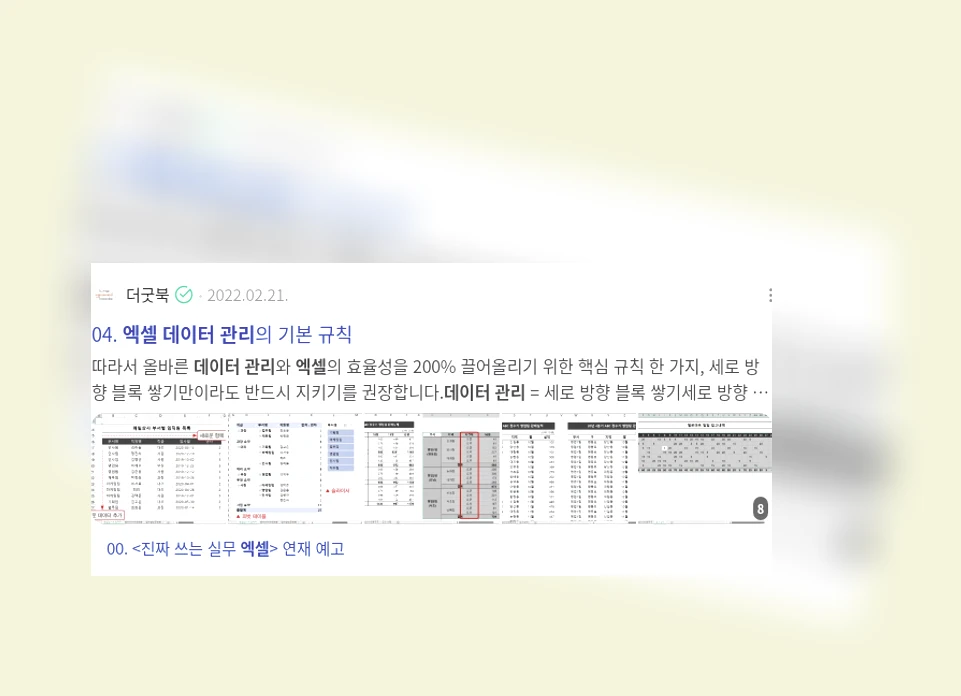 엑셀 데이터 관리_3_subsection