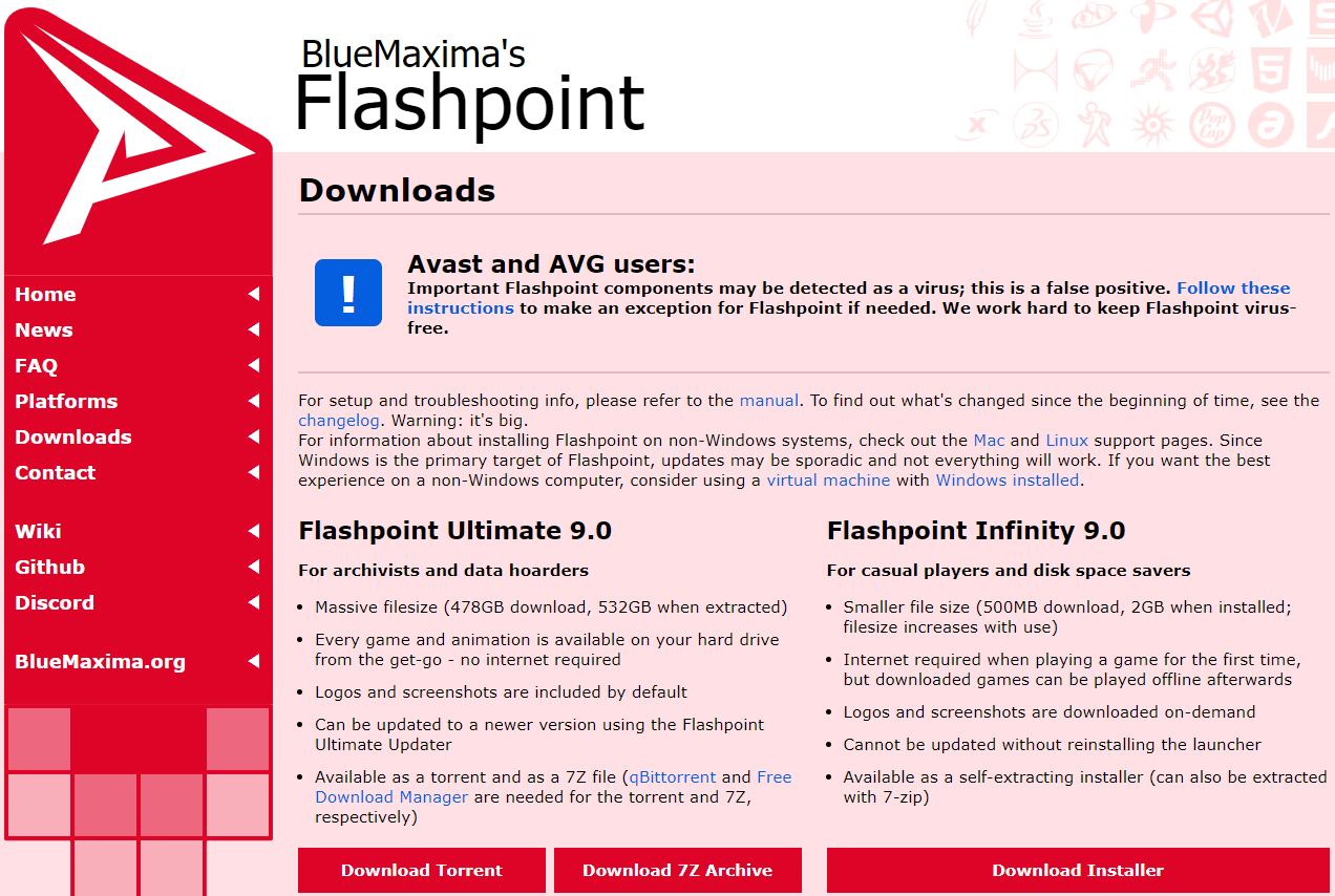 Flashpoint 사이트