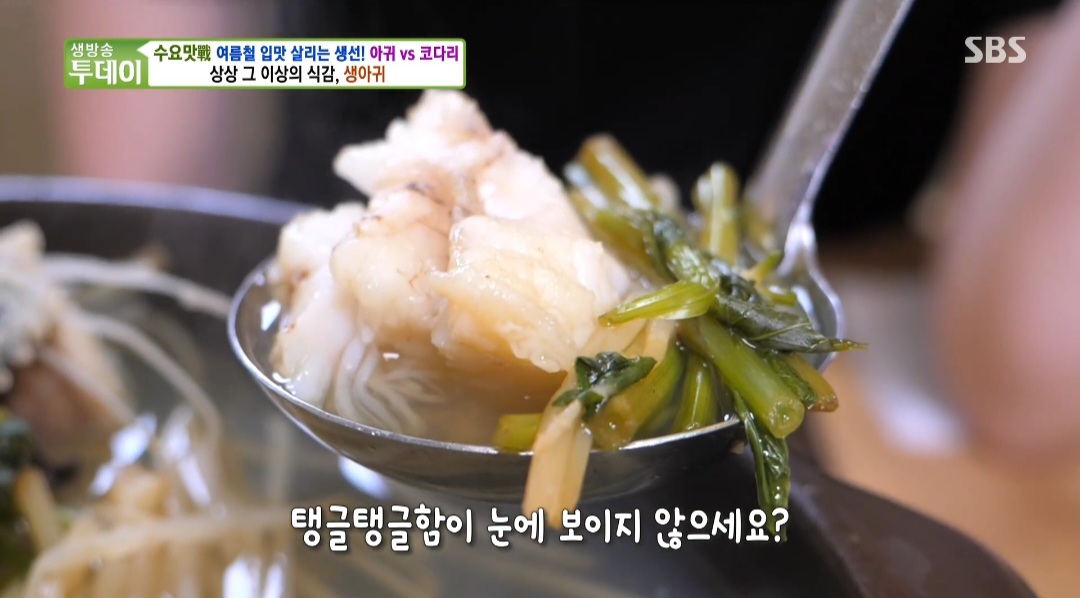 살맛나는오늘 수요맛전 여름철 입맛 살리는 생선 아귀 vs 코다리 상상 그이상의 식감 생아귀