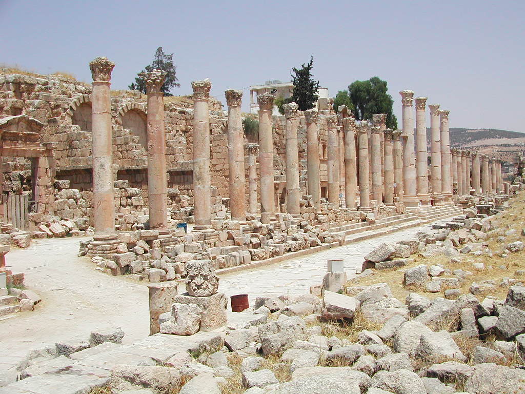 요르단여행-제라쉬-로마시대유적지전경