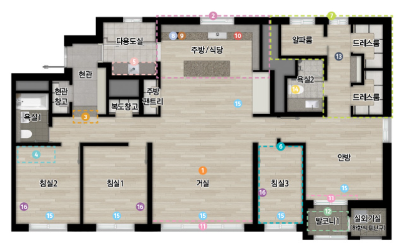 청주-한화-포레나-104-타입-구조-사진