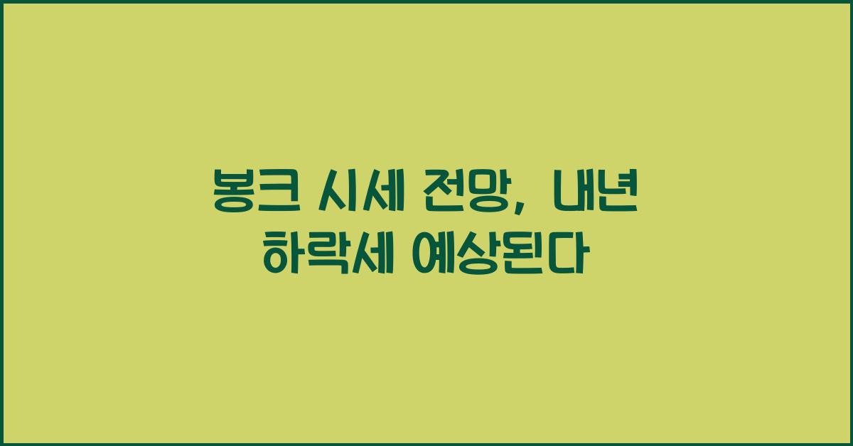 봉크 시세 전망