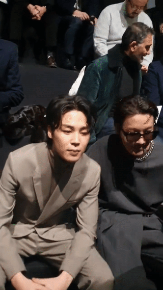  방탄소년단 지민 제이홉 디올 패션쇼 참석 (베컴 부자)