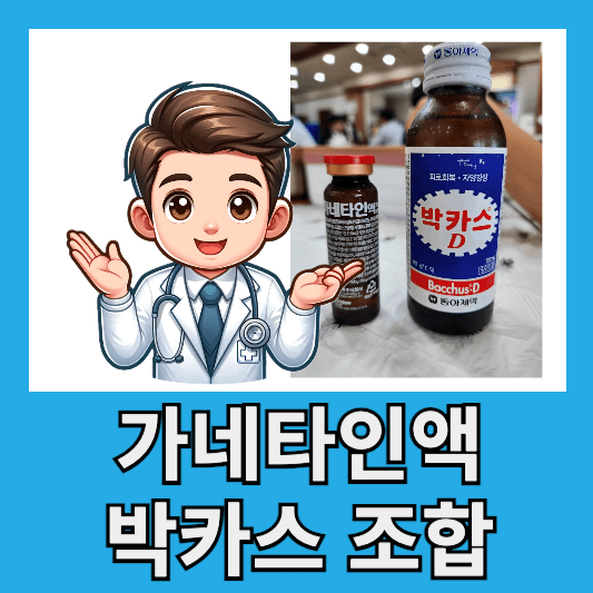 헤포스 가네타인액 박카스 약국 피로회복제 조합 추천 가격