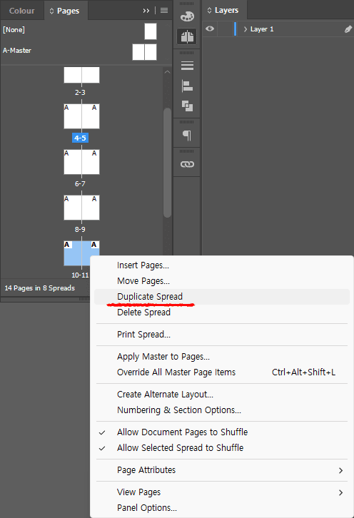 indesign-pages-panel-select-page-duplicate-spread