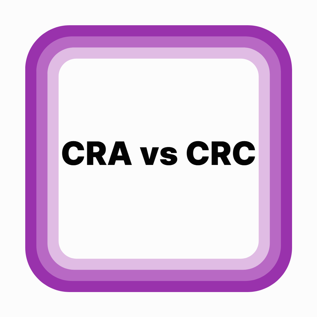 CRA vs CRC – 누가 뭐 하는 사람인가요? (2025년 기준)