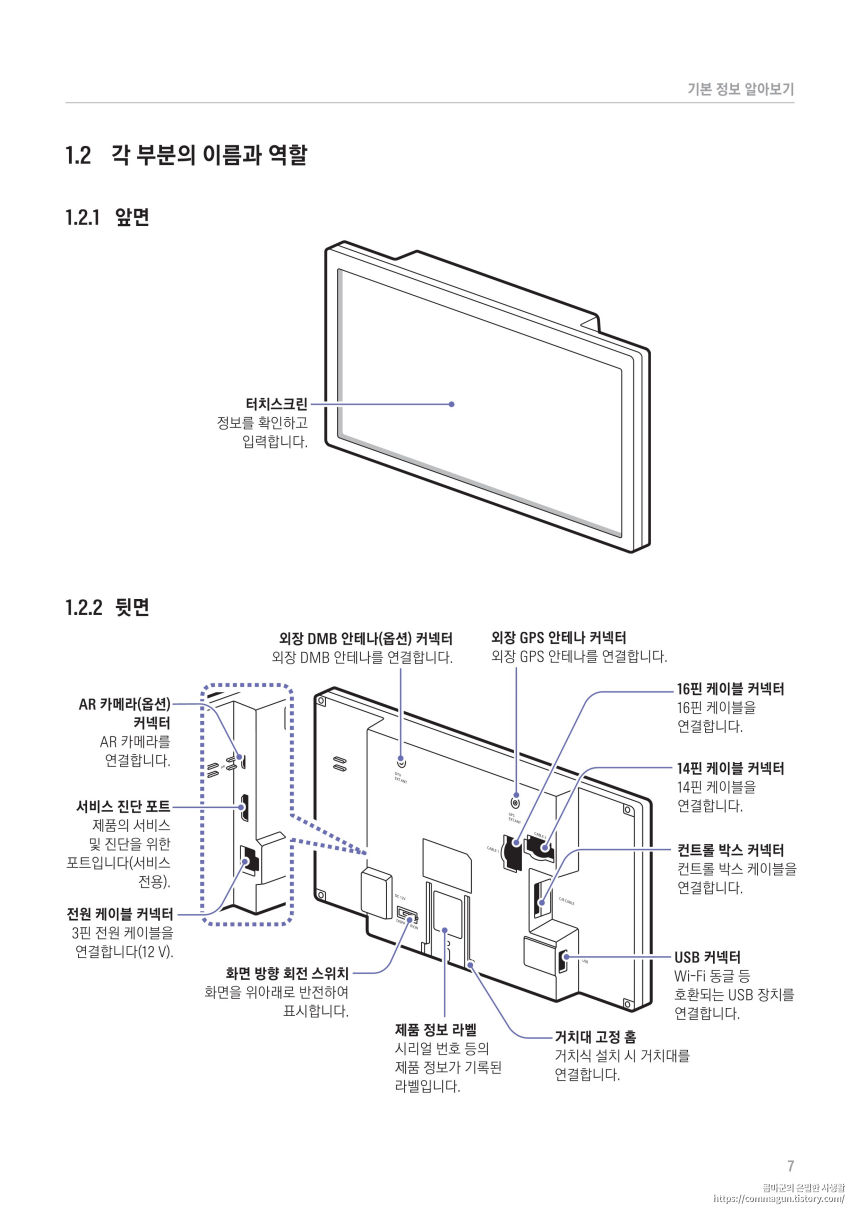 아이나비 X3 네비게이션 X3사용설명서&#44; X3매뉴얼 이미지로 바로보기