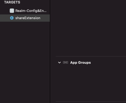 IOS)Realm - Configuration & Extension Realm Share - 2