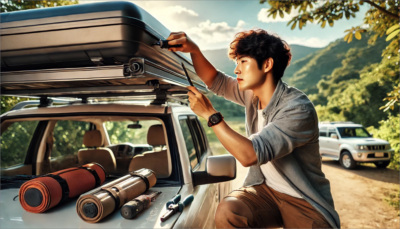 SUV 캠핑카로의 개조 과정에서 루프박스 활용법과 효율적인 설치 팁
