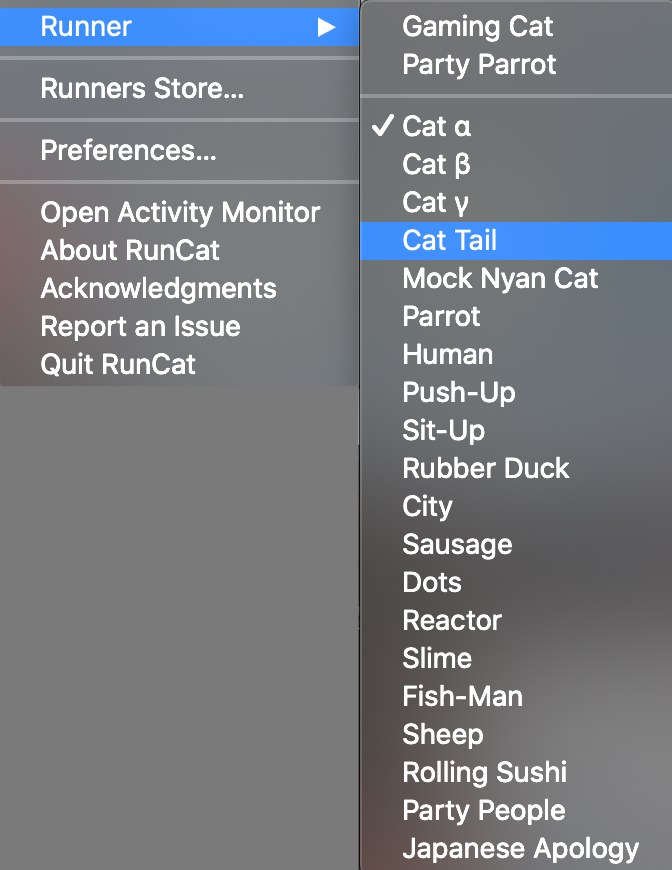 RunCat Runner