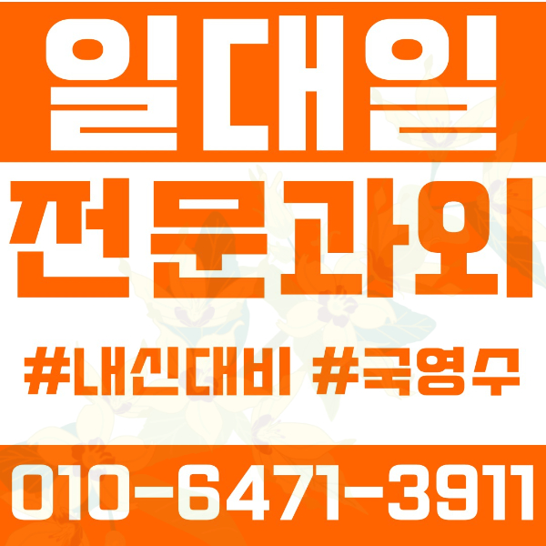  고양 일산동 초등영어과외 중학생수학과외 선행 예습 복습