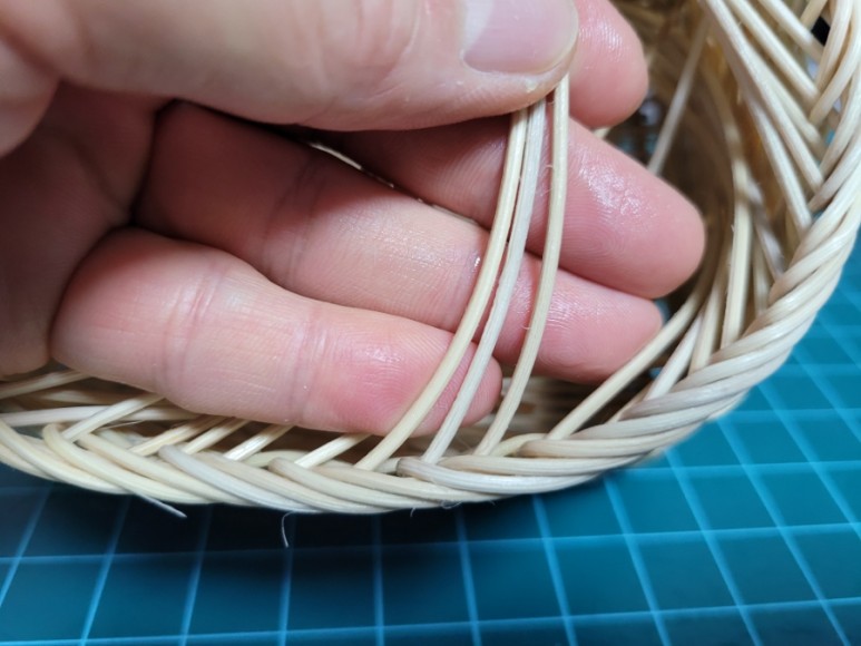 라탄 사각 바구니 만들기 사각바구니 4