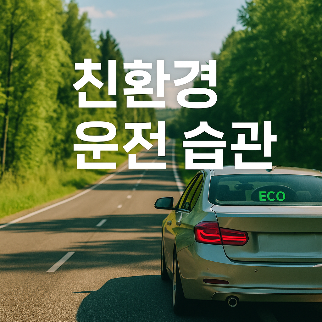 친환경 운전을 위한 실천 가이드