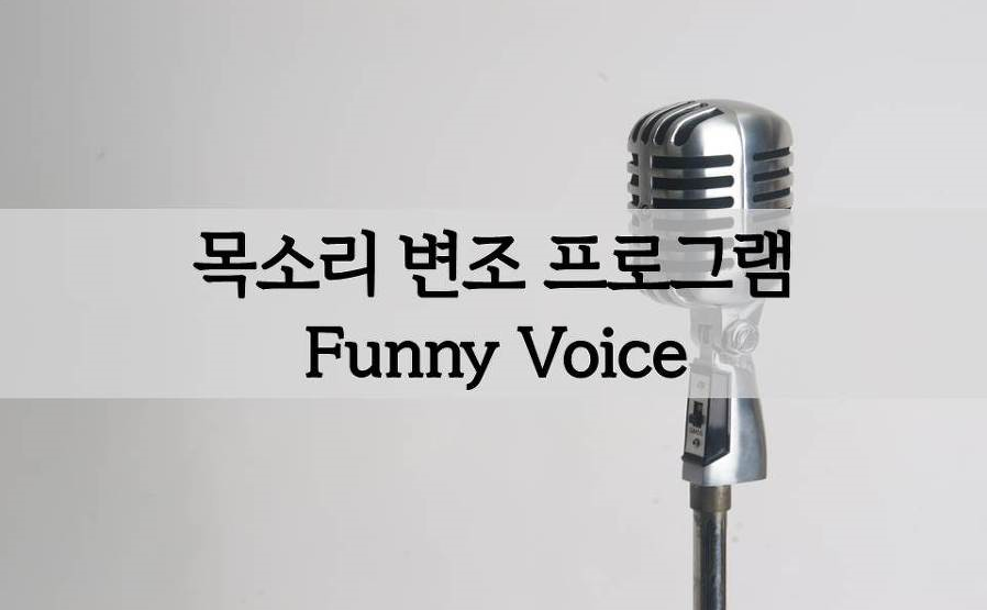  오버워치 음성변조 funny voice 무료다운로드