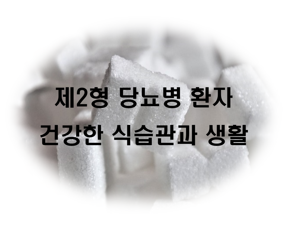  제2형 당뇨병 환자의 건강한 식습관과 생활