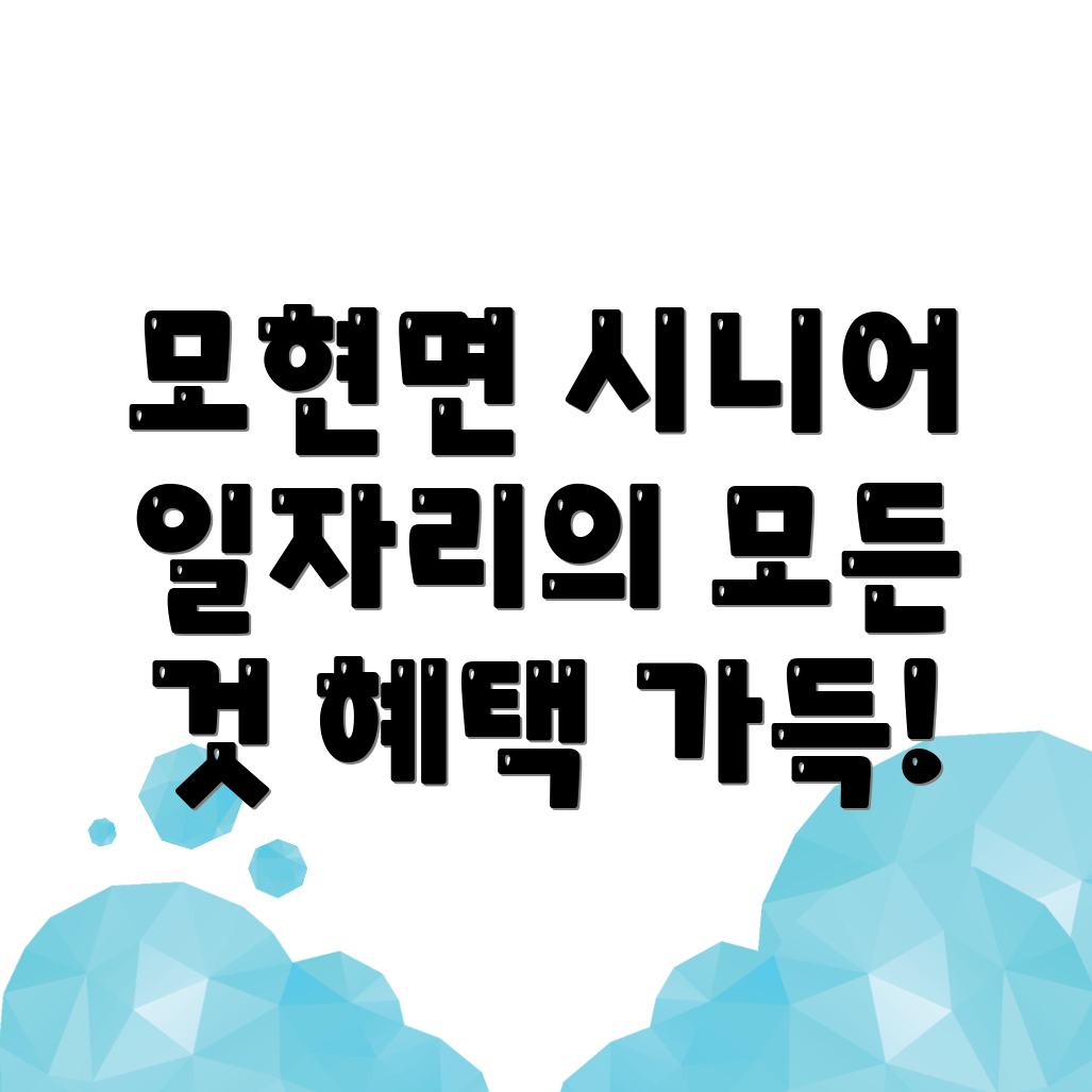 노인일자리